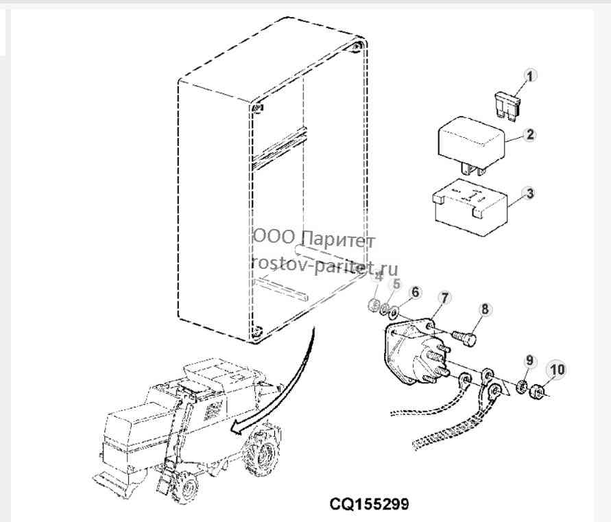 INJECTION PUMP RELAY AND STARTING MOTOR RELAY 